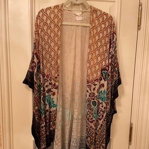 Free people velvet kimono